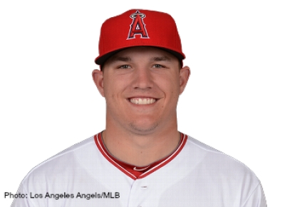 Los Angeles Angels of Anaheim centerfielder Mike Trout