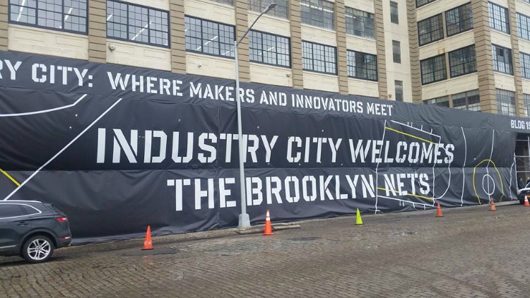 Brooklyn Nets Training Facility Outside Signage Opening Day 750x422 02172016