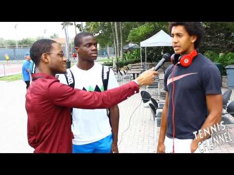 Francis Tiafoe Michael Mmoh Interview rocking Beats by Dre