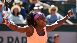 Serena Williams win 2015 French Open and her 20th Grand Slam win.