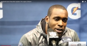 Kam Chancellor, strong safety, Seattle Seahawks (NFL), explains genesis of Legion of Boom to What’s The 411Sports correspondent Andrew Rosario.