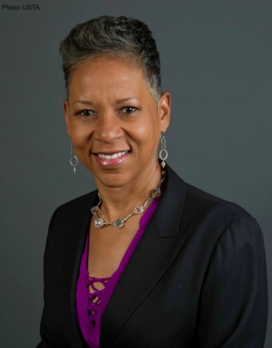 Katrina Adams, first black person to hold titles of Chair, CEO, and President of the United States Tennis Association