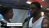 Chadwick Boseman Good Sport After NBA All-Star Celebrity Game