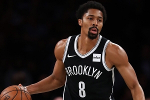 Brooklyn Nets guard Spencer Dinwiddie scores a team-high 27 points in the 125-118 win over the Washington Wizards on Friday night.