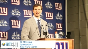 NY Giants quarterback, Eli Manning