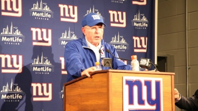 Tom Coughlin, head coach of the New York Giants
